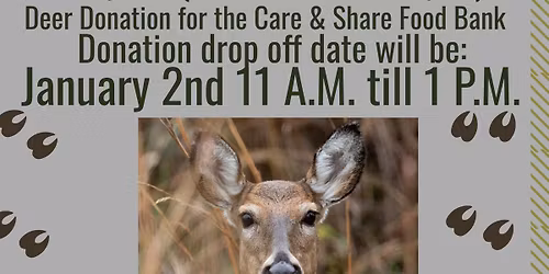 Holiday hunt deer donation