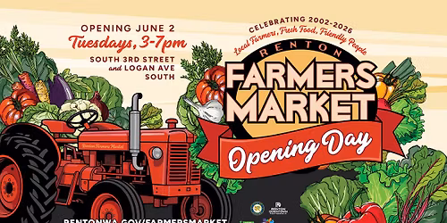 2026 Renton Farmers Market Opening Day!