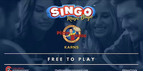 SINGO Music Bingo at Pizza Hoss - Karns