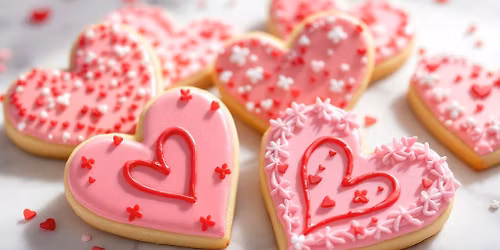 Mommy And Me Valentine's cookies