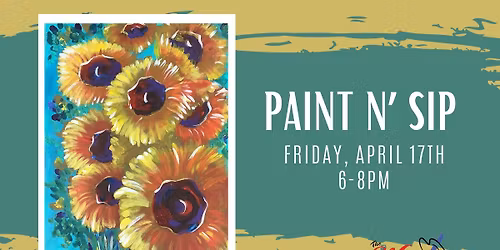 Paint n' Sip: Sunflower Bursts