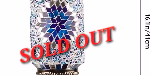 Ladies Lamp Mosaic Night