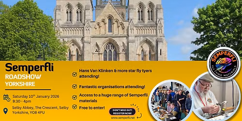 Semperfli Yorkshire Roadshow Fly Fishing & Fly Tying Event