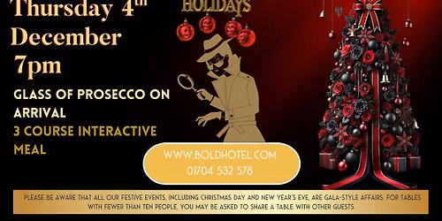 Murder Mystery Homicide For The Holidays