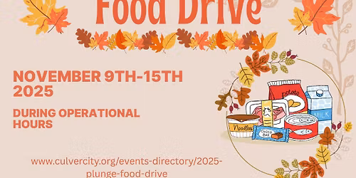 Plunge Food Drive