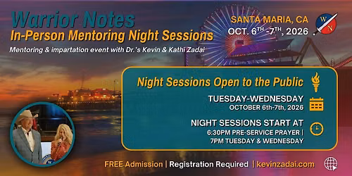 Warrior Notes Mentoring and Impartation Event