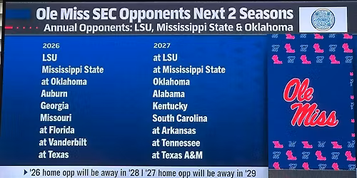 Mississippi Rebels vs. Kentucky Wildcats