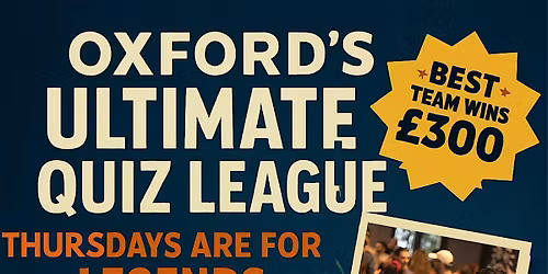 Oxford's Ultimate Pub Quiz League