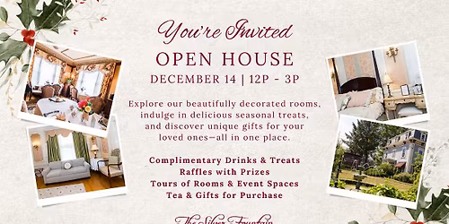 Holiday Open House at The Silver Fountain Inn & Tea Parlor