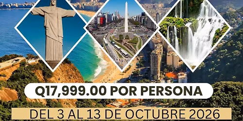 Al Ritmo de Samba y Tango, R\u00edo de Janeiro, Iguaz\u00fa, S\u00e3o Paulo,