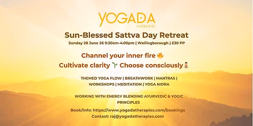 Sun Blessed Sattva Day Retreat Sunday 28 June 2026
