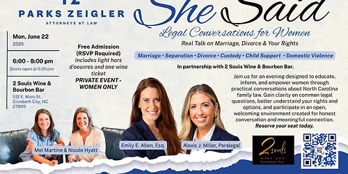 She Said: Legal Conversations for Women