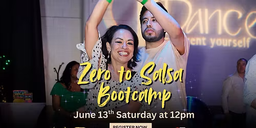 Zero to Salsa Dancing Bootcamp: No partner needed (Pay on the Website)