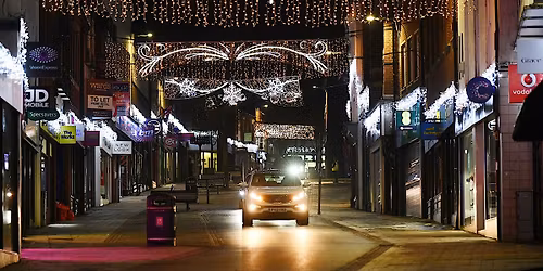 Christmas Lights Car Trail