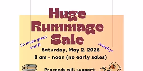 St. Andrew's Episcopal Church Annual Rummage Sale!