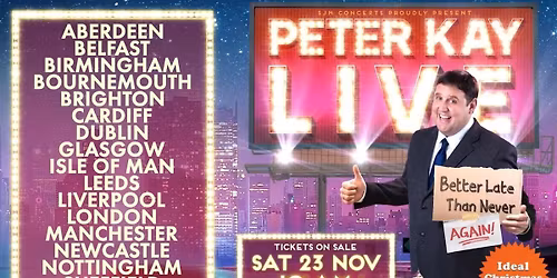 Peter Kay Cardiff Tickets