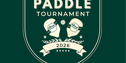 Vintage Wooden Paddle Tournament 2026