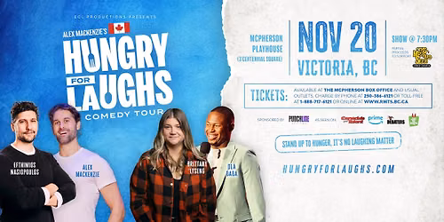 Victoria, BC- Hungry For Laughs Comedy Tour