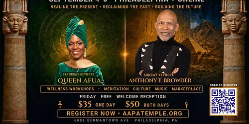 KAMITFEST 2026 - Culture Spirit and Ancestral Wisdom with Queen Afua & Tony Browder