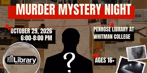Murder Mystery Night for Adults & Teens 16+ at Penrose Library