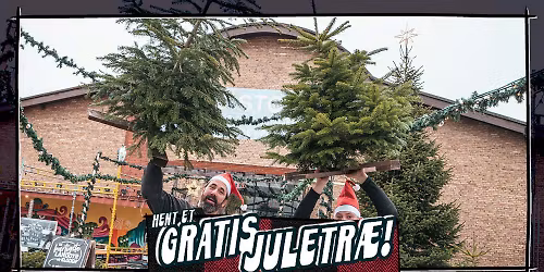 Pakhuset deler Juletr\u00e6er ud!