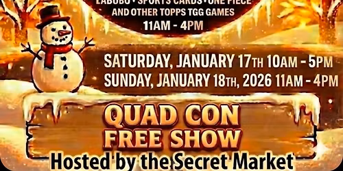 January 17th and 18th FREE CARD SHOW: Brookfield Toy Vault