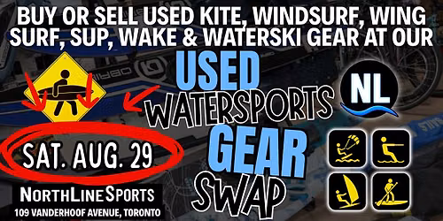 TORONTO: USED WATERSPORTS GEAR SWAP!