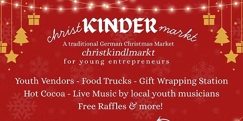 Christkindermarkt - Youth Vendor Market