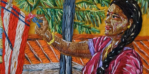 Painting with Thread with artist Par Nair