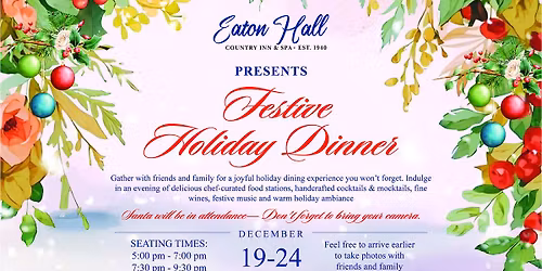 Eaton Hall Presents - Festive Dinners