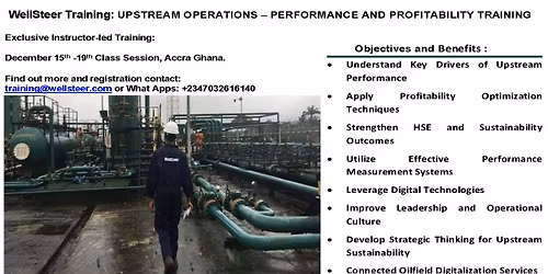 Upstream Operations: Performance and Profitability 