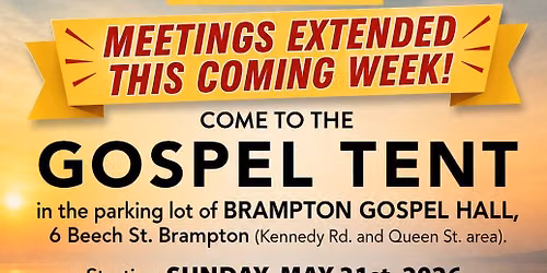 GOSPEL TENT MEETINGS 