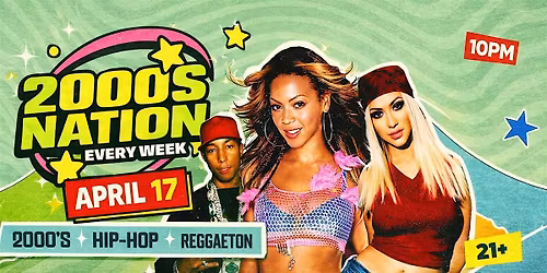 2000S PARTY, FRIDAY APRIL 17 @ MISSION CONTROL | FREE UNTIL 12 | 21+