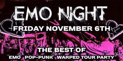 EMO NIGHT ft Flicker\/\/Fade Live Band Emo Night! (Wilmington)