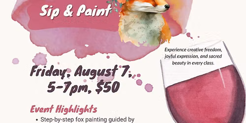 Fun and Foxy Sip & Paint