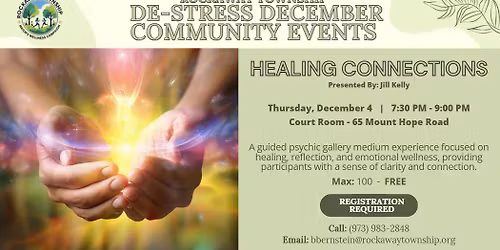 Healing Connections: De-Stress December