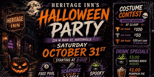 Halloween Party @ Heritage Inn