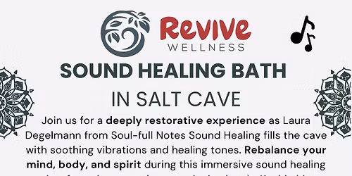 Sound Healing Bath in the Salt Cave