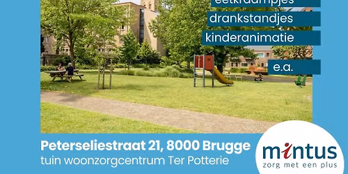 Rommelmarkt in buurtpark Ter Potterie 