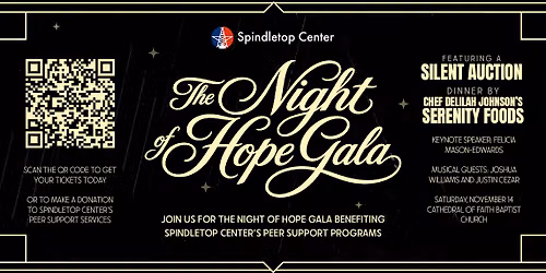 The 2nd Annual "Night of Hope" Gala by Spindletop Center's Peer Services