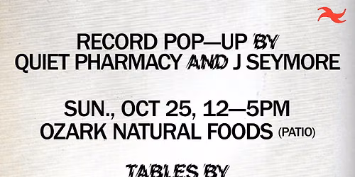 Record Pharmacy at Ozark Natural Foods (on the patio)
