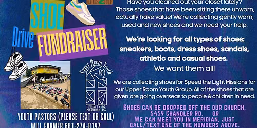 \ud83e\ude70Shoe Drive Fundraiser\ud83d\udc5e