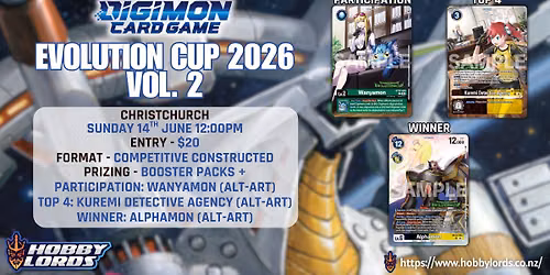 Digimon - Evolution Cup 2026 Vol. 2!