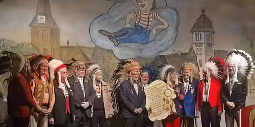 Prunksitzung und Federhauben Verleihung