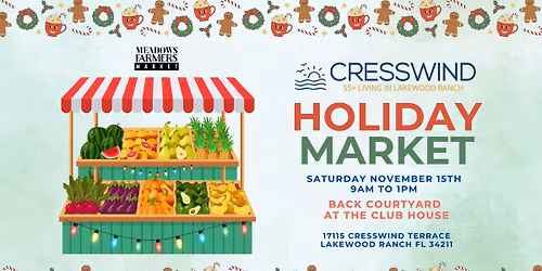 Cresswind Lakewood Ranch Holiday Market