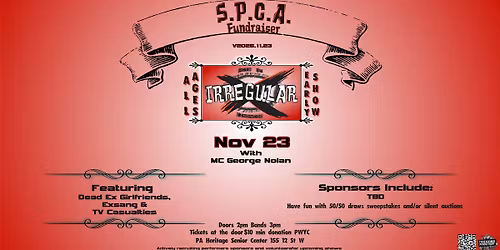 SPCA Fundraiser - Irregular Acts of Kindness V2025.11.23 S.P.C.A.