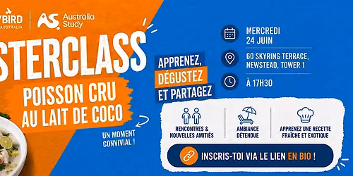 Masterclass Poisson Cru au Lait de Coco