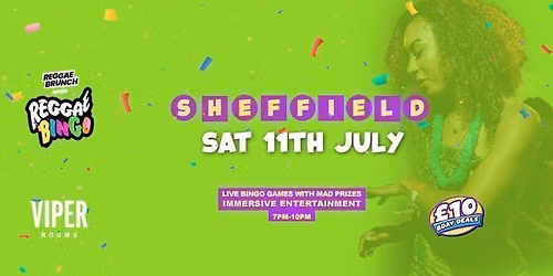 Reggae Bingo - Sheffield - Sat 11th July