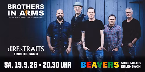 BROTHERS IN ARMS \/ THE AUTHENTIC DIRE STRAITS EXPERIENCE | BEAVERS Musikclub | Erlenbach am Main