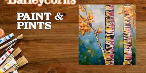 Paint Nite: Bright and Birchy